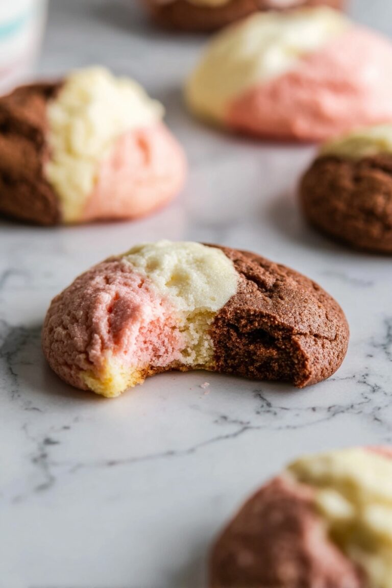 Neapolitan Cookie Dough Recipe