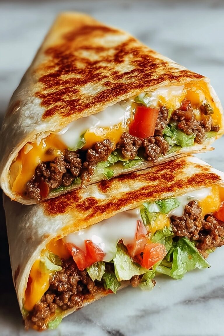 Keto Beef Crunchwraps Recipe